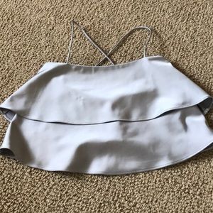 Silver tank top